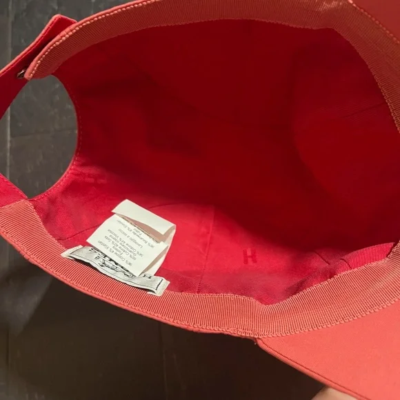 Hermes cap Davis H Primavera Cotton Baseball Cap Hat Size 56 Roseboise cotton - Picture 4 of 15